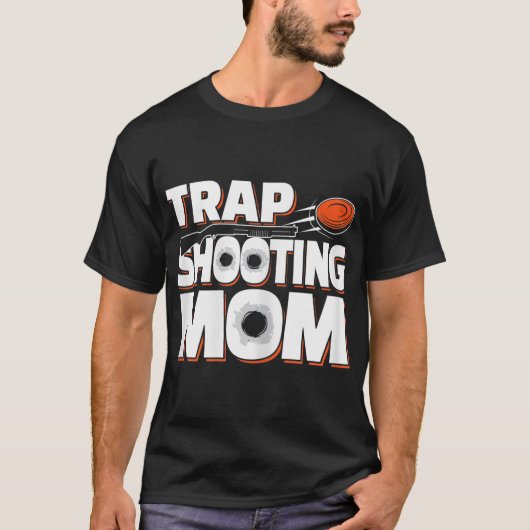 Trap Shooting-Mama T-Shirt (Vorderseite)