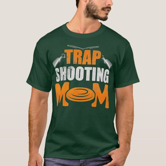 Trap Shooting Mama Trap Shooting Funny Funny T-Shirt (Vorderseite)