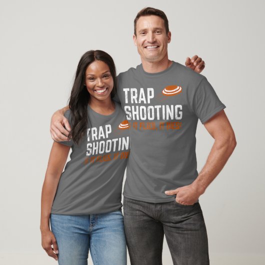 Trap Shooting - Wenn es fliegt, stirbt es T-Shirt (Unisex)