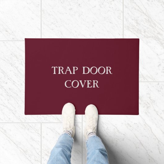 "TRAP TÜR COVER" Funny Introvertierte antisozial Fußmatte (Indoor)