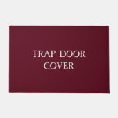 "TRAP TÜR COVER" Funny Introvertierte antisozial Fußmatte (Vorderseite)