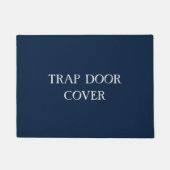 "TRAP TÜR COVER" Funny Introvertierte antisozial Fußmatte (Vorderseite)
