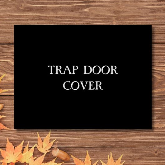 "TRAP TÜR COVER" Funny Introvertierte antisozialen Fußmatte