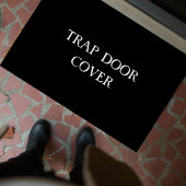 "TRAP TÜR COVER" lustiges Introvertieren Doormat Fußmatte