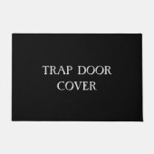 "TRAP TÜR COVER" lustiges Introvertieren Doormat Fußmatte (Vorderseite)