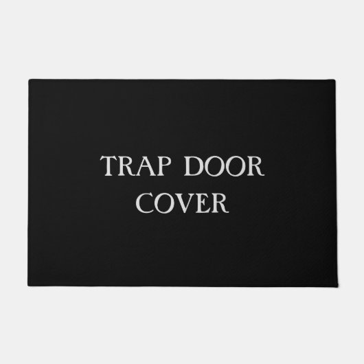 "TRAP TÜR COVER" lustiges Introvertieren Doormat Fußmatte (Vorderseite)