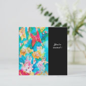 TRAPE FAIRY TALE 2 schwarz Einladung (Stehend Vorderseite)