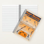 Trapez, Akrobaten und Flugtrampolis Notizblock (Innen)