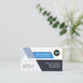 Trapez-Bahn-globaler Unternehmensberater Visitenkarte (Stehend Vorderseite)