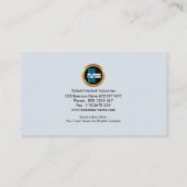 Trapez-Bahn-globaler Unternehmensberater Visitenkarte (Rückseite)