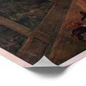 Trapezakrobaten von Frauen im Zirkus Poster (Ecke)