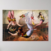 Trapeze Artist Circus Poster (Vorne)