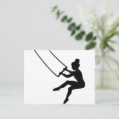 trapeze_artist postkarte (Stehend Vorderseite)