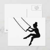 trapeze_artist postkarte (Vorne/Hinten)