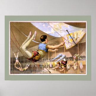 Trapeze Artists Vintag Theaterposter Poster