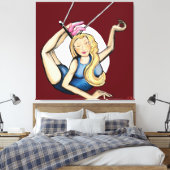 Trapeze Leinwanddruck (Insitu (Schlafzimmer))