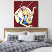 Trapeze Leinwanddruck (Insitu (Schlafzimmer))