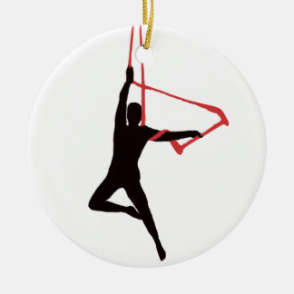 Trapeze-SchwingenAerialists Keramikornament