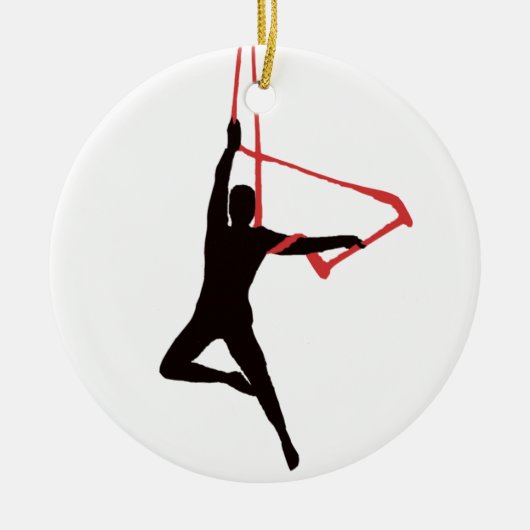Trapeze-SchwingenAerialists Keramikornament (Vorne)