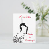 Trapeze Swing Aerialists Postkarte (Stehend Vorderseite)