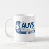Trapezfehler-AUVSI Kaffee-Tasse Kaffeetasse (Links)