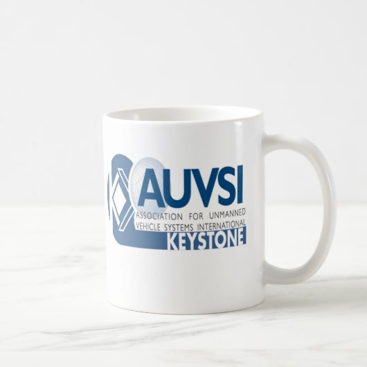 Trapezfehler-AUVSI Kaffee-Tasse Kaffeetasse (Rechts)