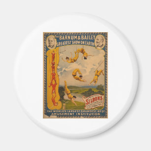 Trapezkünstler Barnum & Bailey 1896 Magnet