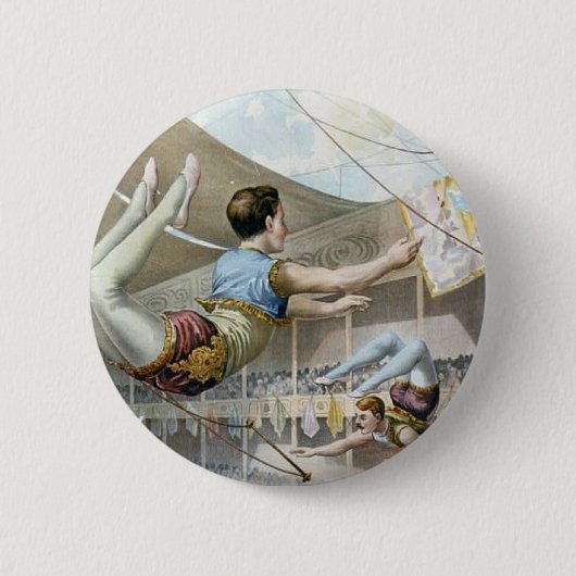 Trapezkünstler Button (Vorderseite)