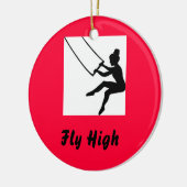 Trapezkünstler Keramik Ornament (Links)