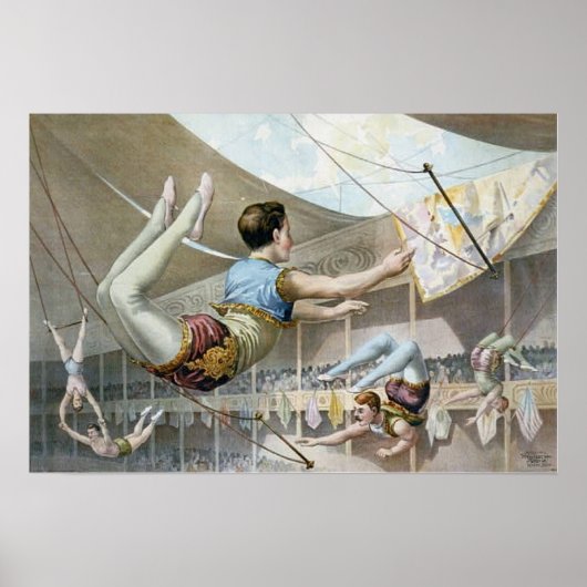 Trapezkünstler Poster (Vorne)
