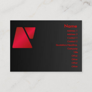 Trapezoid-Visitenkarte Visitenkarte