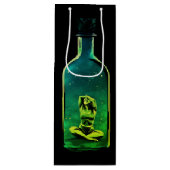 Trapped In Though in Verdant & Violet Shades Geschenktüte Für Weinflaschen (Vorderseite)