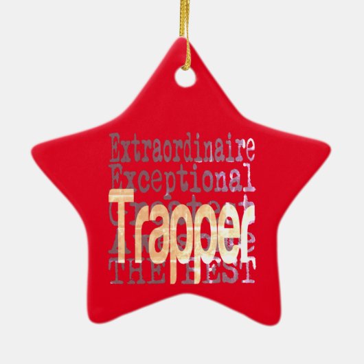 Trapper Extraordinator Keramik Ornament (Hinten)