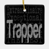 Trapper Extraordinator Keramikornament (Vorderseite)