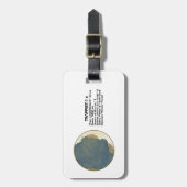 TRAPPIST-1 e Technische Daten Gepäckanhänger (Vorderseite vertikal)