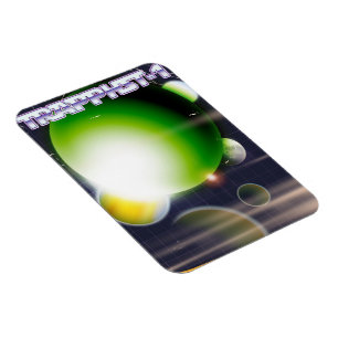 TRAPPIST-1 Science Fiction Poster. Magnet