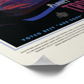 TRAPPIST-1e Exoplanet Poster (Ecke)