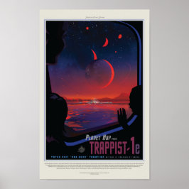 TRAPPIST-1e Exoplanet Poster