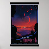 TRAPPIST-1e Exoplanet Poster (Vorne)
