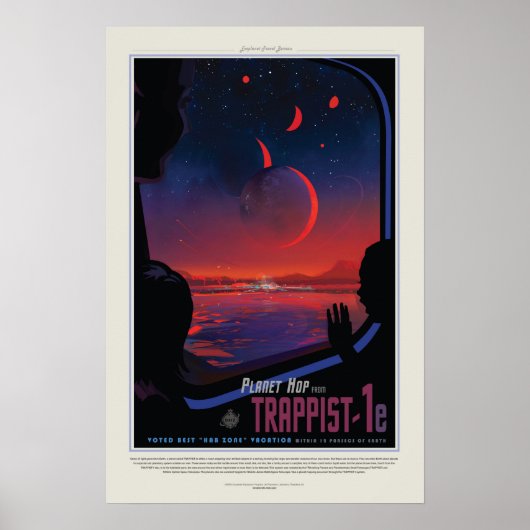 TRAPPIST-1e Poster (Vorne)
