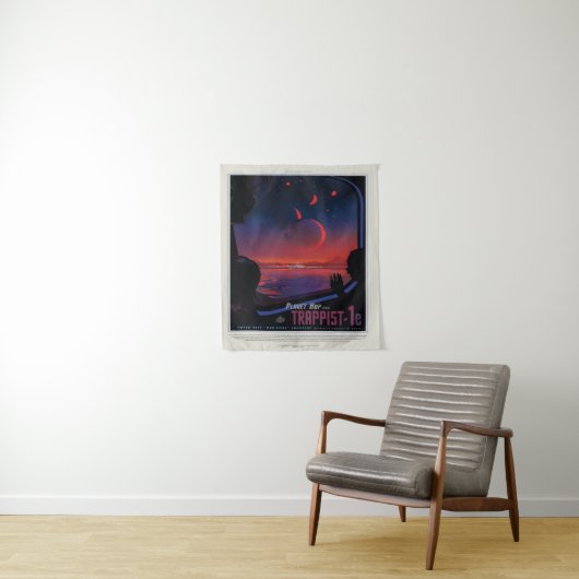 TRAPPIST-1e Small Wandteppich (Beispiel)