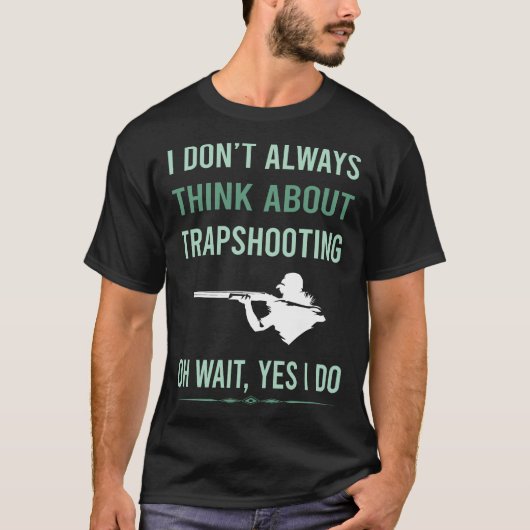 Trapshoottrappe, die das Ziel schießt T-Shirt (Vorderseite)