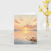 Traquil Horizons Karte (Gelbe Blume)