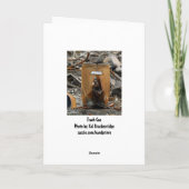 Trash Can Birthday Card Karte (Rückseite)