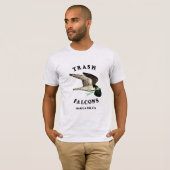 Trash Falcons Offiziell Tee Shirt - Ash Gray (Vorne ganz)