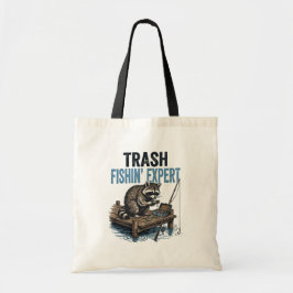 Trash Fishin' Expert Raccoon Tragetasche