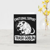 Trash Goblin Ssum Emotional Suprt Funny Meme Karte (Gelbe Blume)