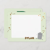 Trash kann Ihnen danken Mitteilungskarte (Vorne/Hinten)