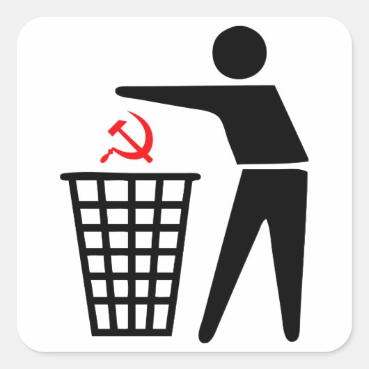 Trash Kommunismus Sticker (Vorderseite)