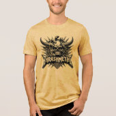 Trash Metal Festival Outfit Tri-Blend Shirt (Vorderseite)